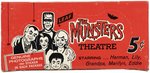 1964 LEAF THE MUNSTERS GUM CARD SET WITH DISPLAY BOX AND WRAPPER.