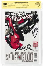 AMAZING SPIDER-MAN #667 OCTOBER 2011 CBCS VERIFIED SIGNATURE 9.8 NM/MINT (DELL'OTTO 1:100 RETAILER INCENTIVE VARIANT).