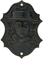 GREELEY FIGURAL MATCH HOLDER FROM 1872 ELECTION.