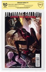 ULTIMATE FALLOUT #4 OCT. 2011 CBCS VERIFIED SIGNATURE 9.0 VF/NM (DJURDJEVIC 1:25 RETAILER INCENTIVE, FIRST MILES MORALES SPIDER-MAN).