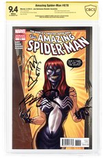 AMAZING SPIDER-MAN #678 MARCH 2012 CBCS VERIFIED SIGNATURE 9.4 NM (QUINONES 1:50 RETAILER INCENTIVE VARIANT).