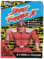 1993 TOPPS STREET FIGHTER 2 TRADING CARDS/STICKERS COMPLETE BOX.