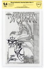 MARVEL AUTHENTIX: AMAZING SPIDER-MAN #1 OCTOBER 1998 CBCS VERIFIED SIGNATURE 9.4 NM.