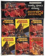 1983 DUNGEONS & DRAGONS FANTASY CANDY FIGURES COMPLETE SEALED STORE DISPLAY (TRADING CARDS PACKAGING).