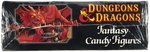 1983 DUNGEONS & DRAGONS FANTASY CANDY FIGURES COMPLETE SEALED STORE DISPLAY (TRADING CARDS PACKAGING).