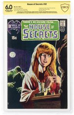 HOUSE OF SECRETS #92 JUNE-JULY 1971 CBCS VERIFIED SIGNATURE 6.0 FINE (FIRST SWAMP THING).