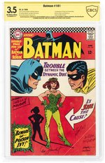 BATMAN #181 JUNE 1966 CBCS VERIFIED SIGNATURE 3.5 VG- (FIRST POISON IVY).