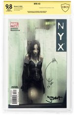 NYX #3 FEBRUARY 2004 CBCS VERIFIED SIGNATURE 9.8 NM/MINT (FIRST X-23).