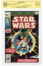 STAR WARS #1 JULY 1977 CBCS VERIFIED SIGNATURE 7.5 VF-.