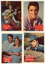 1956 TOPPS ELVIS PRESLEY GUM CARD SET.