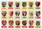 1966 TOPPS FRANKENSTEIN STICKERS SET WITH WRAPPER.