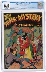 SUPER-MYSTERY COMICS VOL. 2 #5 DECEMBER 1941 CGC 6.5 FINE+.