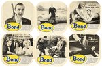 1965 BOND BREAD "JAMES BOND" BREAD END LABELS RARE NEAR SET.