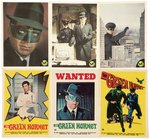 1966 DONRUSS/TOPPS GREEN HORNET GUM CARD & STICKER SETS WITH WRAPPERS.