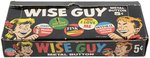 1965 TOPPS WISE GUY METAL BUTTON FULL DISPLAY BOX (JACK DAVIS ART).