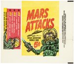 1962 TOPPS MARS ATTACKS GUM CARD WRAPPER.