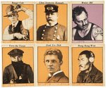 1935 FLEER COPS AND ROBBERS GUM CARD SET.