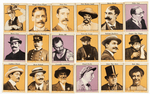 1935 FLEER COPS AND ROBBERS GUM CARD SET.