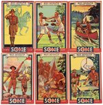 1933 GOUDEY BOY SCOUTS "SOME BOY" GUM CARD SET WITH WRAPPER.