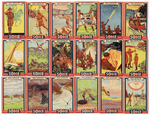 1933 GOUDEY BOY SCOUTS "SOME BOY" GUM CARD SET WITH WRAPPER.