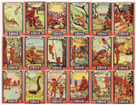 1933 GOUDEY BOY SCOUTS "SOME BOY" GUM CARD SET WITH WRAPPER.