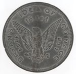 LARGE "BRYAN'S MONEY 1896" ANTI-BRYAN DOLLAR.