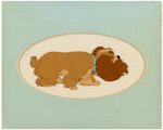 LADY AND THE TRAMP PRODUCTION ANIMATION CEL.