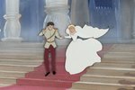 CINDERELLA PRODUCTION ANIMATION 2-CEL SETUP.