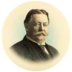 LARGE 1908 TAFT PORTRAIT CELLULOID.