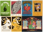 BILL GRAHAM PRESENTS COLLECTION OF 207 FILLMORE PSYCHEDELIC CONCERT HANDBILLS & POSTCARDS.