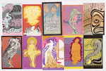 BILL GRAHAM PRESENTS COLLECTION OF 207 FILLMORE PSYCHEDELIC CONCERT HANDBILLS & POSTCARDS.