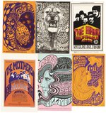 BILL GRAHAM PRESENTS COLLECTION OF 207 FILLMORE PSYCHEDELIC CONCERT HANDBILLS & POSTCARDS.