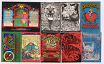 BILL GRAHAM PRESENTS COLLECTION OF 207 FILLMORE PSYCHEDELIC CONCERT HANDBILLS & POSTCARDS.