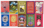 BILL GRAHAM PRESENTS COLLECTION OF 207 FILLMORE PSYCHEDELIC CONCERT HANDBILLS & POSTCARDS.