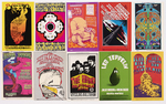 BILL GRAHAM PRESENTS COLLECTION OF 207 FILLMORE PSYCHEDELIC CONCERT HANDBILLS & POSTCARDS.