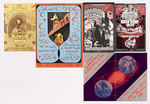 BILL GRAHAM PRESENTS COLLECTION OF 207 FILLMORE PSYCHEDELIC CONCERT HANDBILLS & POSTCARDS.