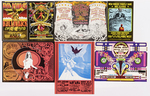 BILL GRAHAM PRESENTS COLLECTION OF 207 FILLMORE PSYCHEDELIC CONCERT HANDBILLS & POSTCARDS.