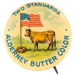 PATRIOTIC AND EARLY DAIRY PRODUCT CHOICE MULTICOLOR BUTTON