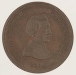 MAJOR GENERAL G. B. MCCLELLAN "THE PEOPLE'S CHOICE" 1864 TOKEN.