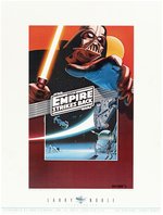 STAR WARS: THE EMPIRE STRIKES BACK LARRY NOBLE SIGNED POSTER.
