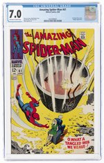 AMAZING SPIDER-MAN #61 JUNE 1968 CGC 7.0 FINE/VF.