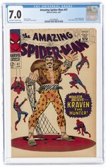 AMAZING SPIDER-MAN #47 APRIL 1967 CGC 7.0 FINE/VF.