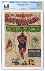 AMAZING SPIDER-MAN #19 DECEMBER 1964 CGC 6.0 FINE.