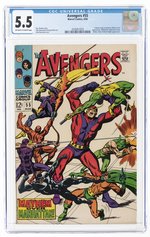 AVENGERS #55 AUGUST 1968 CGC 5.5 FINE- (FIRST ULTRON-5).