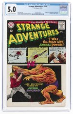 STRANGE ADVENTURES #180 SEPTEMBER 1965 CGC 5.0 VG/FINE (FIRST ANIMAL MAN).