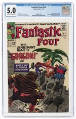 FANTASTIC FOUR #44 NOVEMBER 1965 CGC 5.0 VG/FINE (FIRST GORGON).