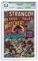 STRANGE TALES #134 JULY 1965 CGC QUALIFIED 3.5 VG-.