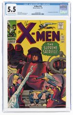 X-MEN #16 JANUARY 1966 CGC 5.5 FINE-.