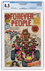 FOREVER PEOPLE #1 FEBRUARY-MARCH 1971 CGC 4.5 VG+ (FIRST FULL DARKSEID & FOREVER PEOPLE).