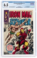 IRON MAN AND SUB-MARINER #1 APRIL 1968 CGC 6.5 FINE+.